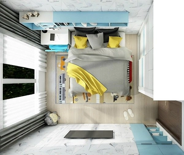 Thiết kế nội thất chung cư 70m2 vẫn rộng thênh thang - 16