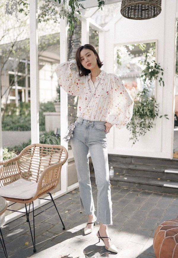 Tranh thủ hn mát rượi chị em diện ngay áo blouse dài tay vừa xinh vừa giấu bắp tay thô - 10