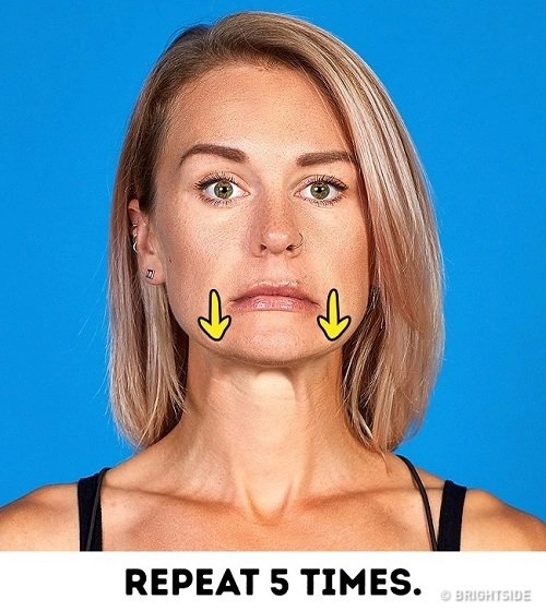 8 bài tập hiệu quả giúp khuôn mặt của bạn không cần dao kéo mà vẫn thon gọn hơn - 4