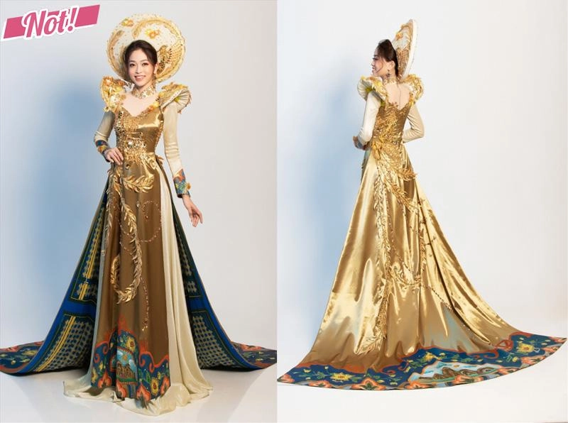 Á hậu diện đồ như rèm cửa từ hy đệ gây nhức nhối vì khoe nội y giữa phố - 12
