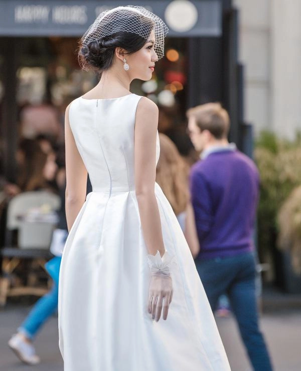 Á hậu thanh tú đẹp như công nương với váy cưới lấy cảm hứng từ song hye kyo - 6
