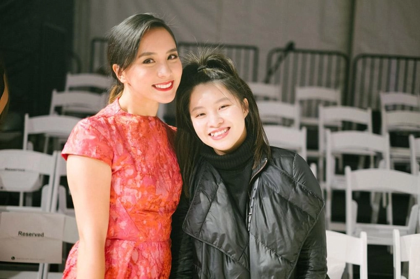 Á hậu thiên lý xinh đẹp và thần thái ngồi hàng ghế đầu vancouver fashion week - 3