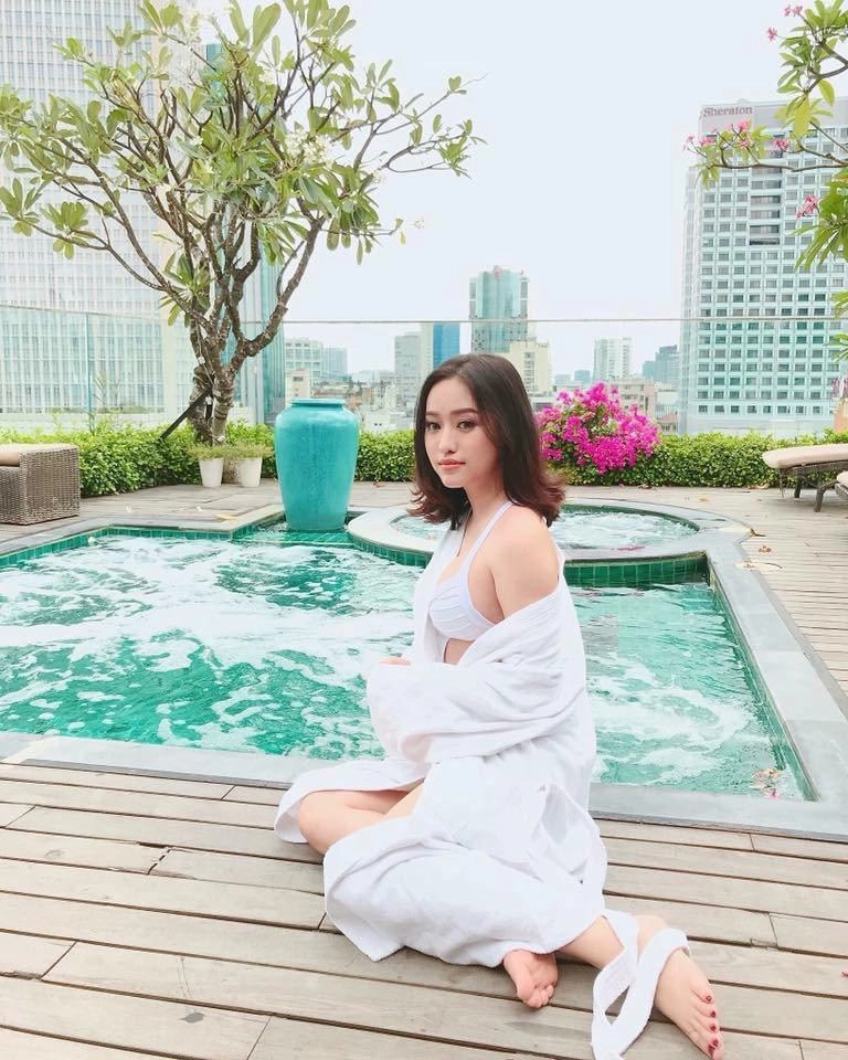 Ảnh thật núc ních mỡ hotgirl việt bị tố lừa dân mạng chứ không hề bốc lửa như hình - 2