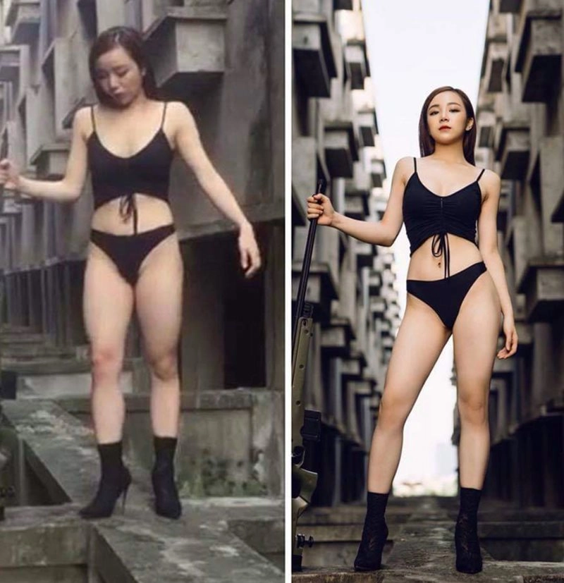 Ảnh thật núc ních mỡ hotgirl việt bị tố lừa dân mạng chứ không hề bốc lửa như hình - 6