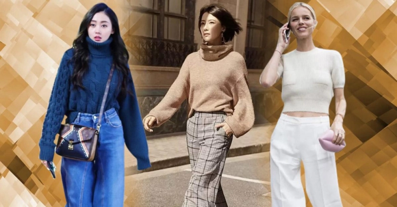 Áo len đơn giản đến mấy cứ mặc kiểu này là chuẩn mốt năm nay - 1