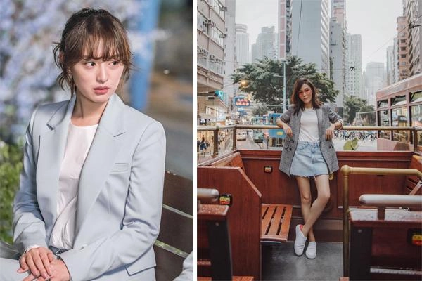 Áo len không được áo cộc không xong nhất định diện áo blazer theo 2 combo này ngày trở gió - 1