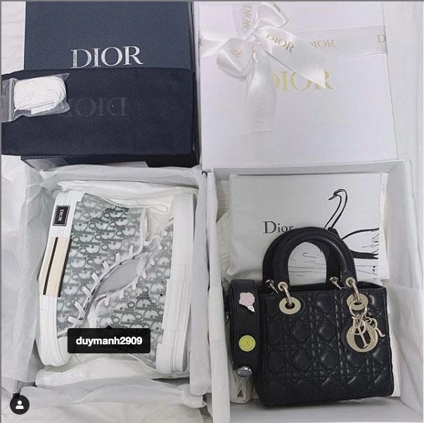 Bạn gái duy mạnh tiếp tục vung tay sắm hàng hiệu đi uống trà cũng phải của dior mới chịu - 2