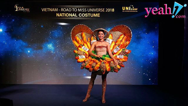 bánh mì chính thức trở thành quốc phục việt nam đồng hành cùng hhen niê tại miss universe 2018 - 2