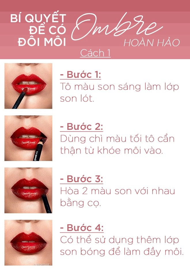 Bí kíp đánh môi ombre hoàn hảo cho ngày đông càng thêm rực rỡ - 2