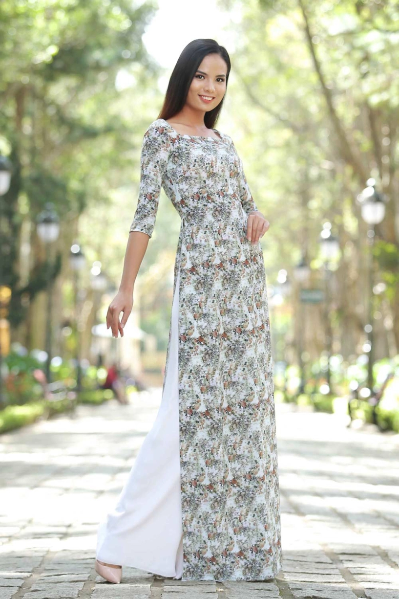 Bốc lửa và nóng bỏng nhưng thí sinh hoa hậu hoàn vũ vẫn ngọt ngào với tà áo dài - 12