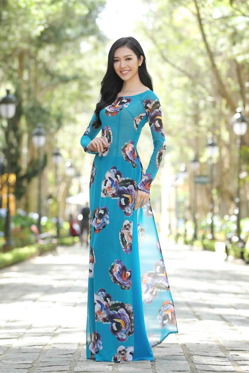 Bốc lửa và nóng bỏng nhưng thí sinh hoa hậu hoàn vũ vẫn ngọt ngào với tà áo dài - 13