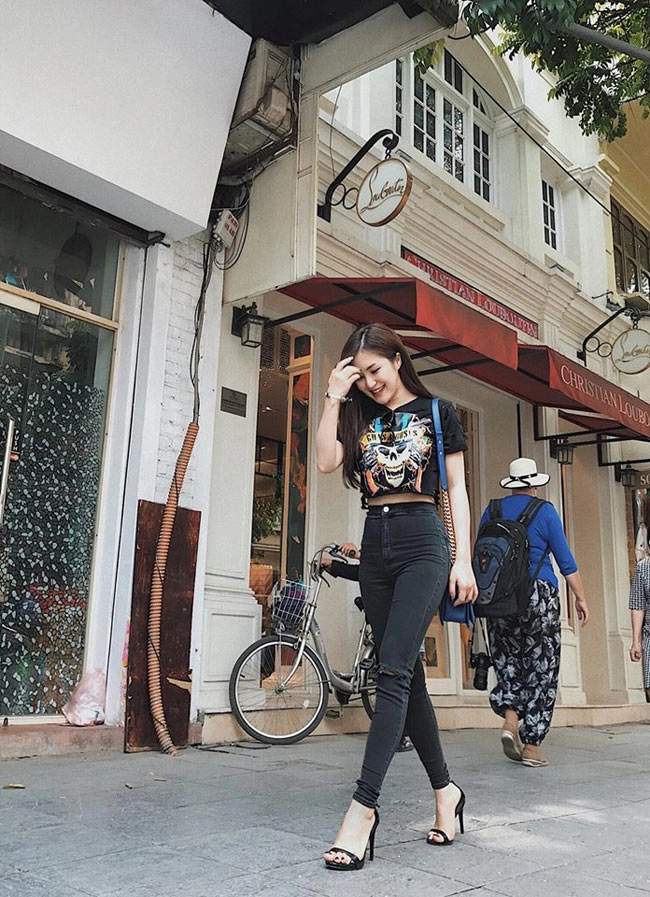 Các cô gái dưới 1m60 hãy học cách mà hương tràm ăn gian chiều cao khéo léo - 4