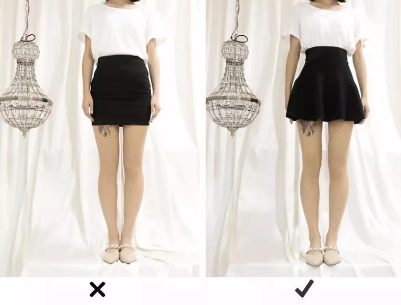 Chân to ngắn hay vòng kiềng mà cứ mặc những kiểu váy thì bị chê cũng chẳng oan - 8