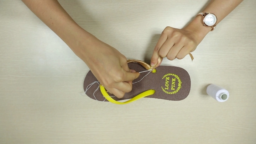 Chế tông thành sandals siêu xinh đi biển - 5