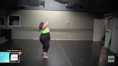 Cô gái nặng 171 kg tự tin nhảy sung với vũ đạo chuyên nghiệp - 6