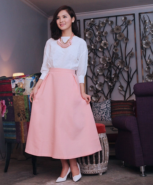 Cô nàng pastel duyên dáng công sở đầu năm - 6