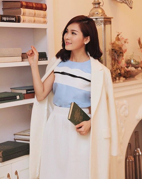 Cô nàng pastel duyên dáng công sở đầu năm - 17