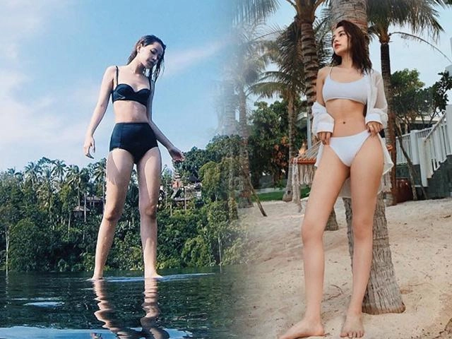 Cũng là bikini 2 mảnh nhưng chi pu lại trở thành hai người hoàn toàn khác nhau - 4