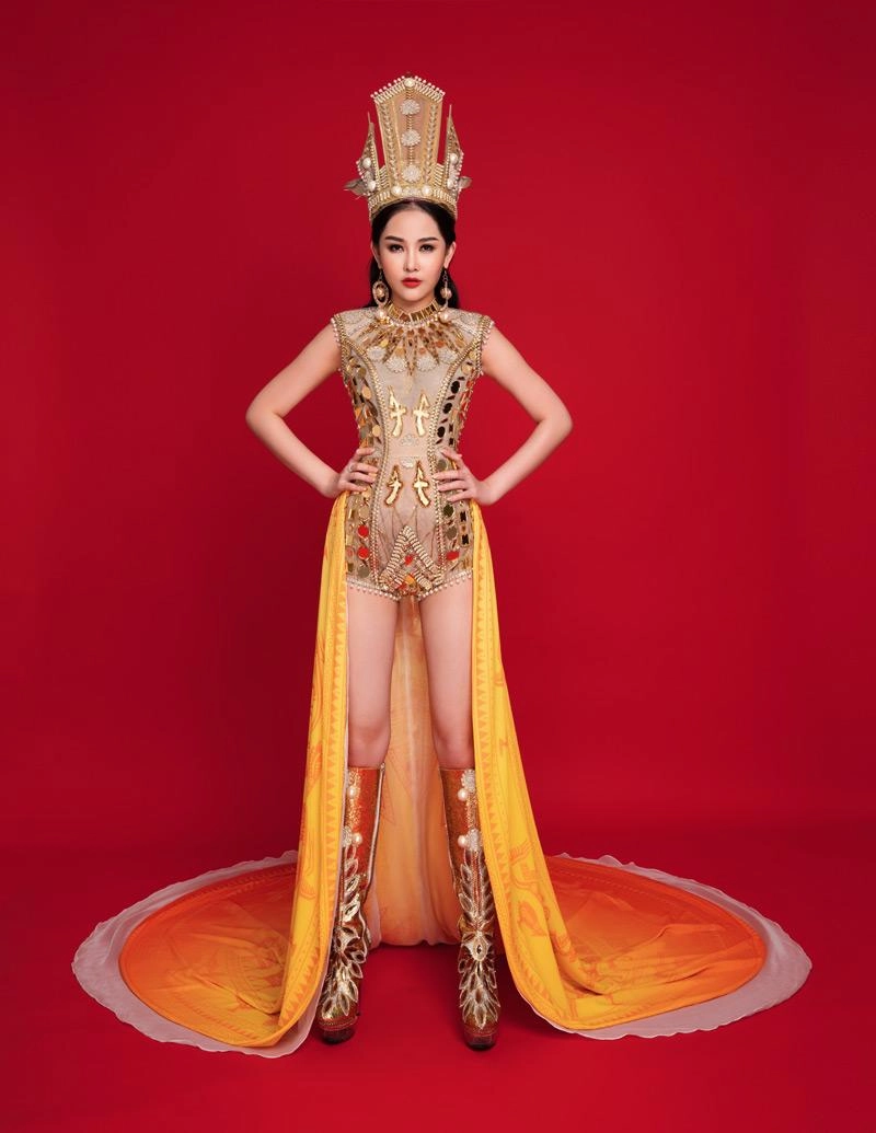 Dát vàng cho bộ quốc phục ngân anh vẫn tiếp tục bại trận tại miss intercontinental 2019 - 5