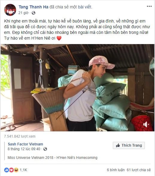 Được hà tăng ngưỡng mộ sau hành trình hhhv và đây là phản ứng của hhen niê - 1