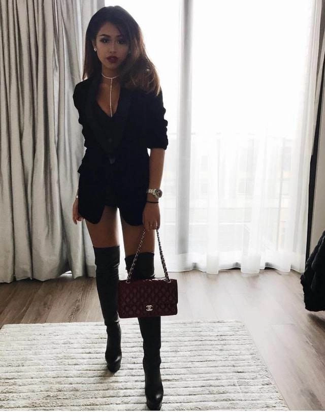 Em chồng hà tăng - rich kid có kỹ năng phối đồ với gam đen cao tay hơn chị dâu - 6