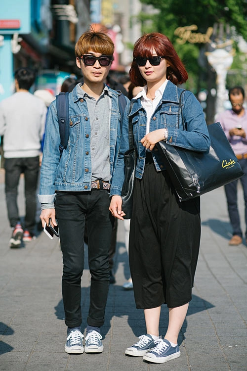 Giới trẻ hàn quốc sốt thời trang đôi - 2