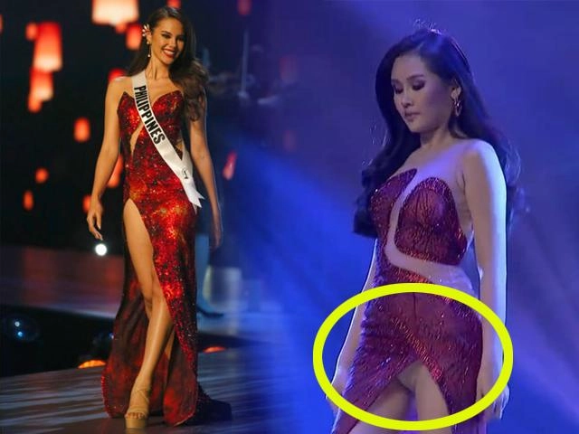 Hết nghi vấn diện váy nhái của miss universe ngân anh còn bị lộ cả nội y trên sân khấu - 6