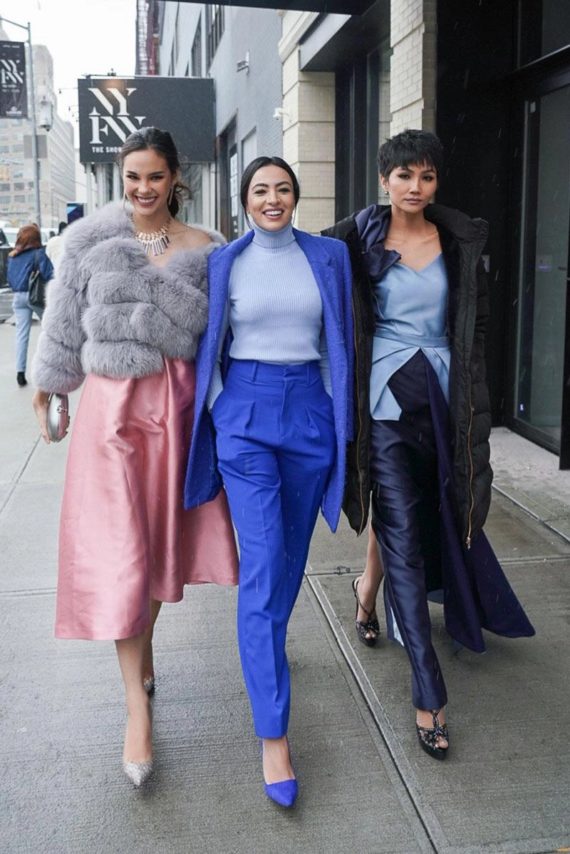 Hoa hậu đẹp nhất thế giới hhen niê được săn đón như ngôi sao tại nyfw 2019 - 3