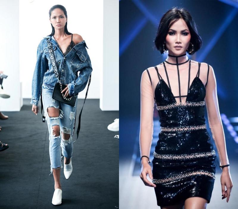 Hoa hậu h hen niê trổ tài catwalk vô tình để lộ vòng 3 cực nóng bỏng - 6