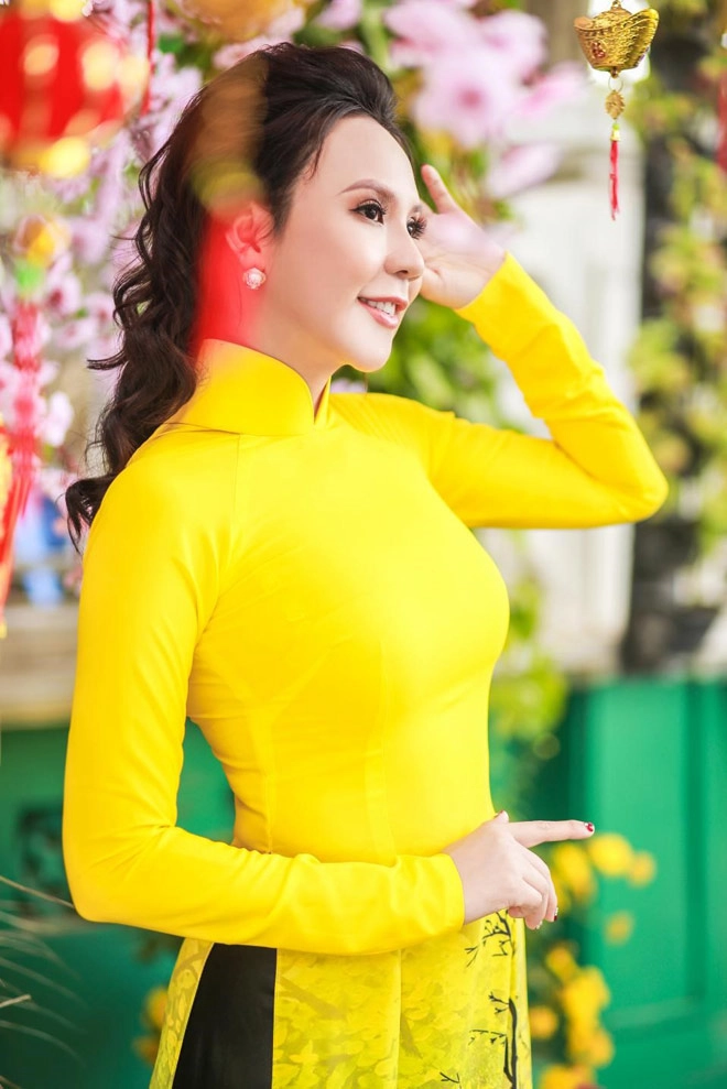 Hoa hậu lê đỗ minh thảo khoe sắc rạng rỡ trong bộ ảnh xuân tại hà nội - 4