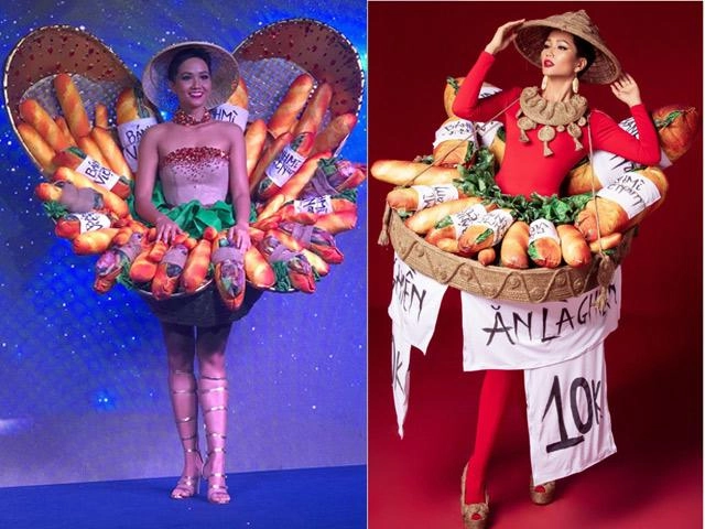 Hot ngày ấy đã đến bánh mì chính thức trở thành quốc phục của h hen niê tại mu 2018 - 2