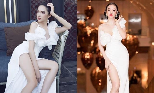 Hương giang mỹ nhân đụng hàng nhiều nhất showbiz việt nhưng đối thủ đều phải lép vế - 10