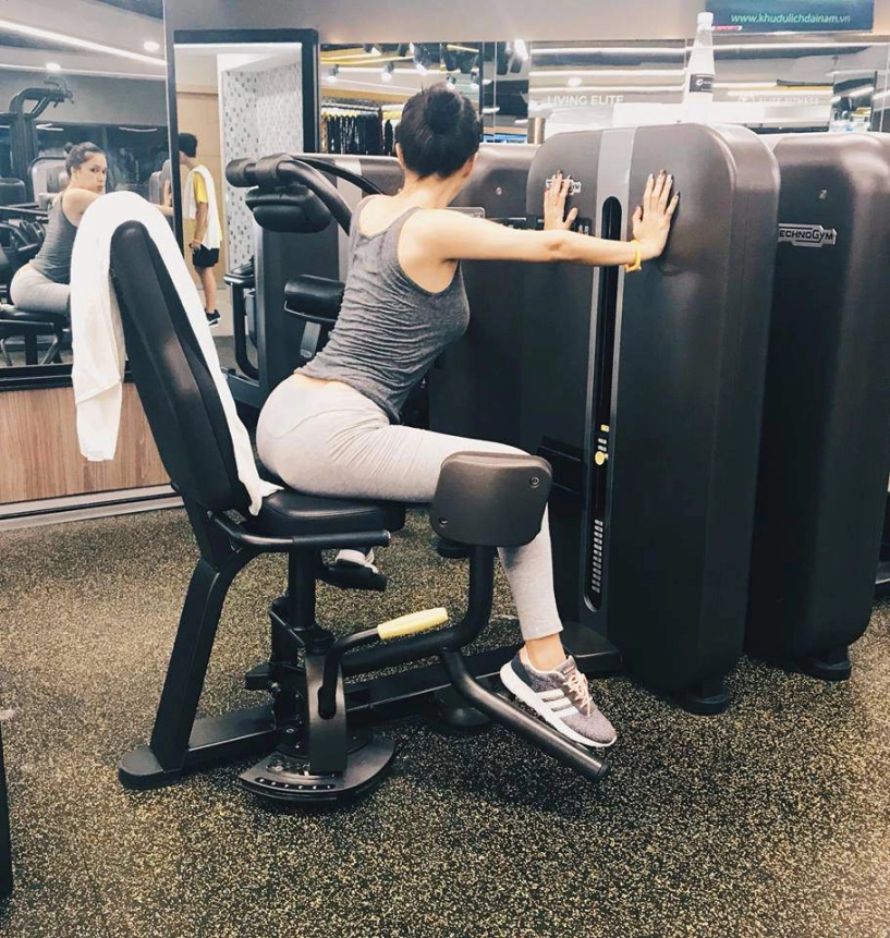 Hương giang tích cực tập luyện thể hình để sẵn sàng lên đường thi hoa hậu - 3