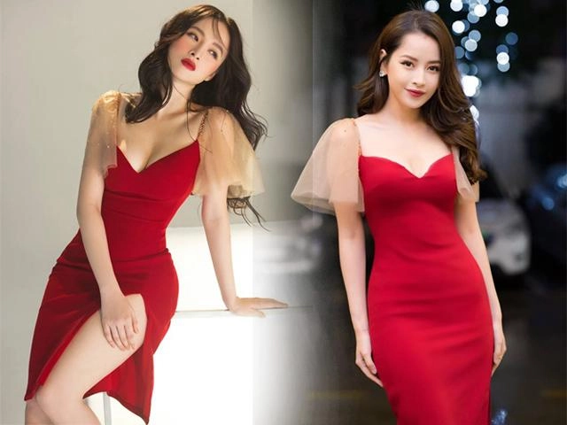 Khoe đùi trắng nõn nà angela phương trinh đánh bại chi pu khi đụng váy - 1