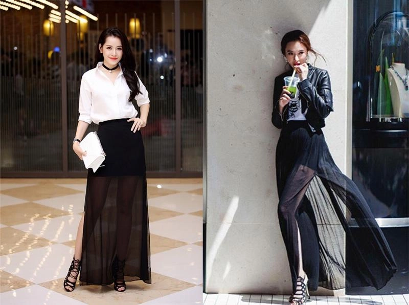 Khoe đùi trắng nõn nà angela phương trinh đánh bại chi pu khi đụng váy - 3