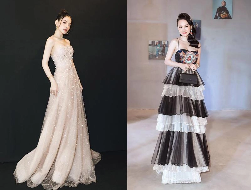 Khoe đùi trắng nõn nà angela phương trinh đánh bại chi pu khi đụng váy - 9