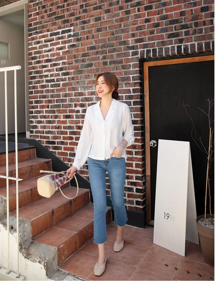 Kiểu đồ đơn giản không tốn kém mà cực đẹp bảo sao phụ nữ hàn mê tít ngày đầu thu - 5