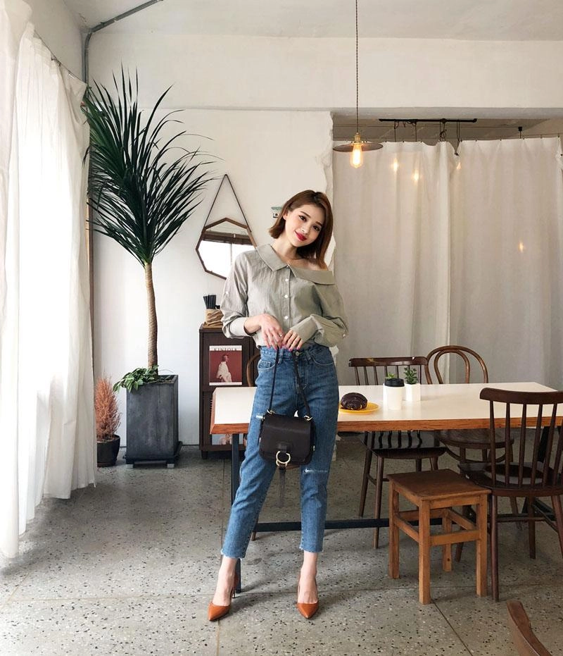 Kiểu đồ đơn giản không tốn kém mà cực đẹp bảo sao phụ nữ hàn mê tít ngày đầu thu - 7