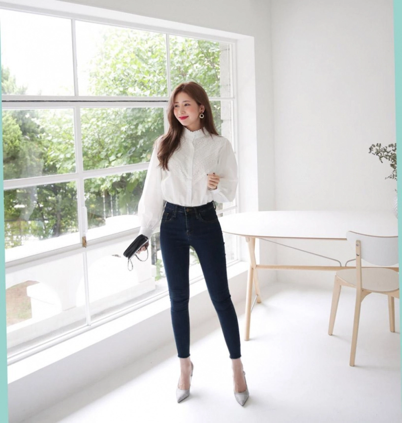 Kiểu đồ đơn giản không tốn kém mà cực đẹp bảo sao phụ nữ hàn mê tít ngày đầu thu - 11