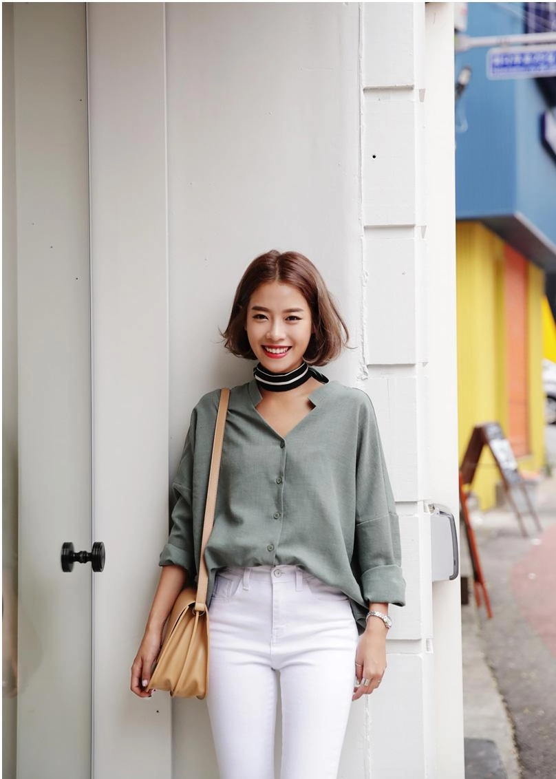 Kiểu đồ đơn giản không tốn kém mà cực đẹp bảo sao phụ nữ hàn mê tít ngày đầu thu - 13