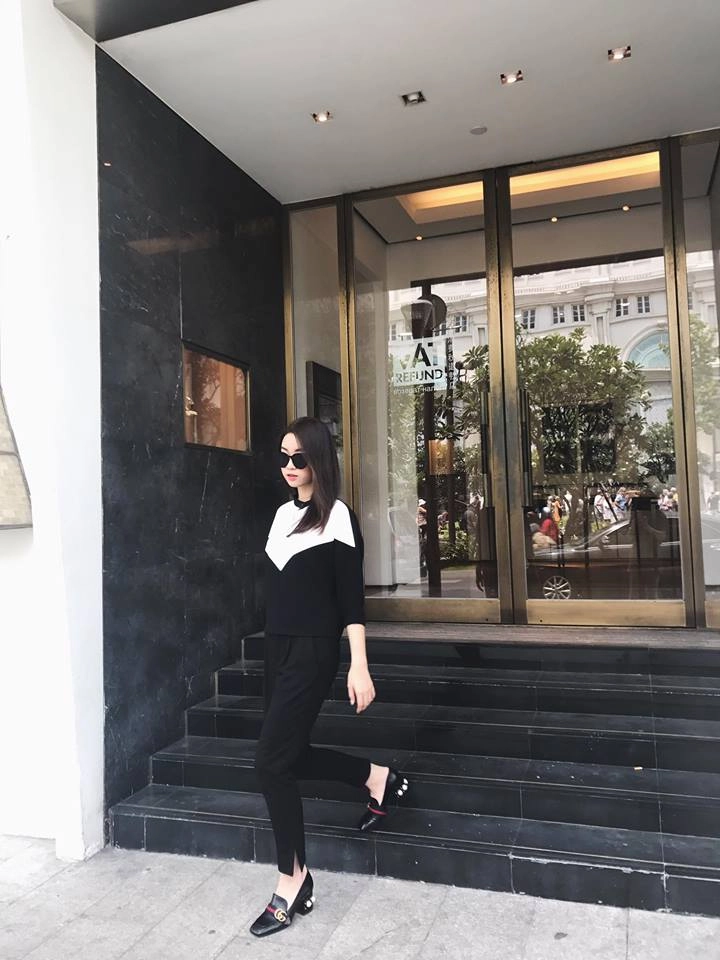 Lần đầu tiên hoa hậu kỳ duyên vượt mặt hoa hậu đỗ mỹ linh khi đụng hàng - 6