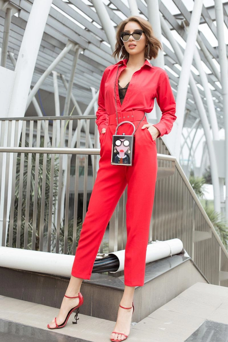 Lê thuý lê xuân tiền mid nguyễn khoe street style chất ngất tổng duyệt show thời trang - 9