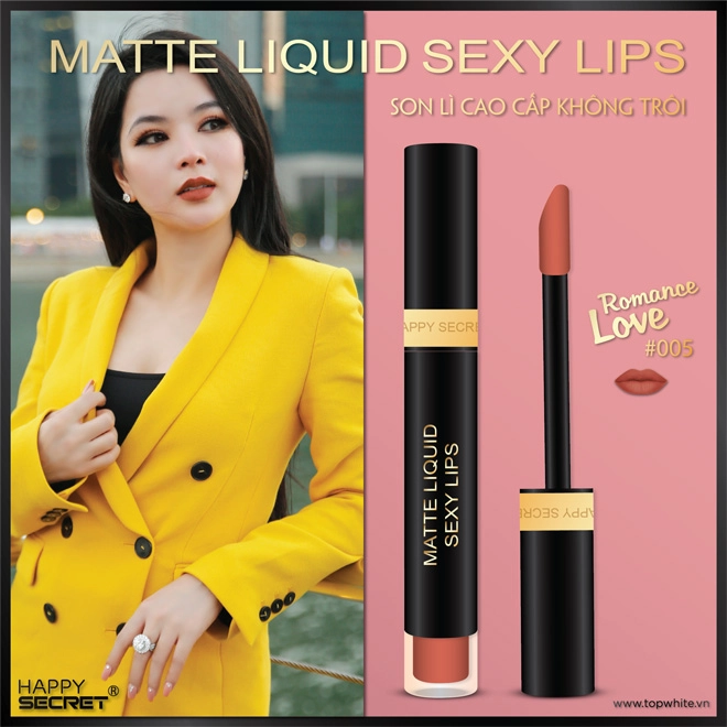 Lưu giữ cung bậc cảm xúc tình yêu với son lì không trôi matte liquid sexy lips - 4