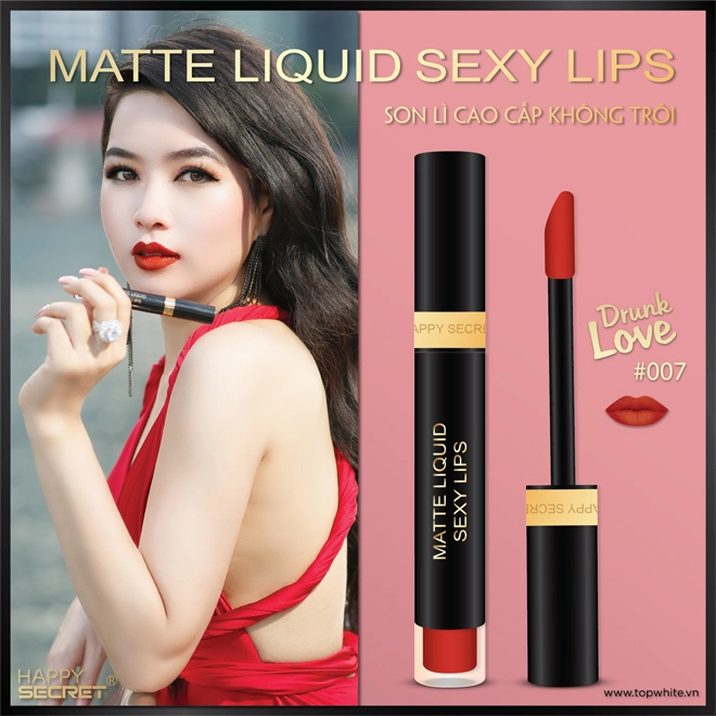 Lưu giữ cung bậc cảm xúc tình yêu với son lì không trôi matte liquid sexy lips - 5