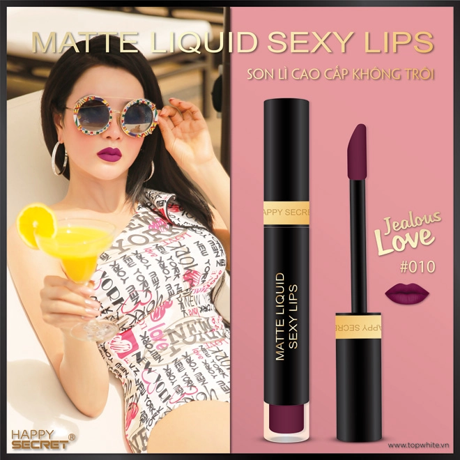 Lưu giữ cung bậc cảm xúc tình yêu với son lì không trôi matte liquid sexy lips - 6