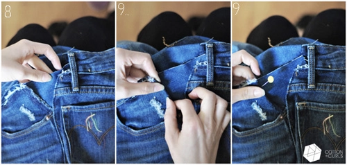 Mẹo đối phố với quần jeans bị chật và giãn rộng - 10