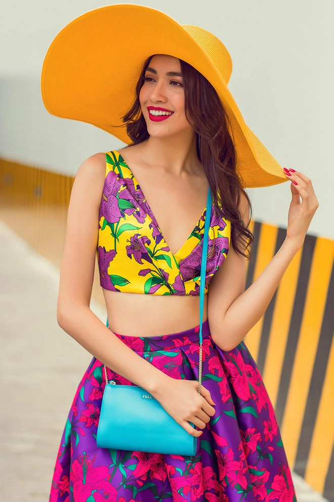 Nếu yêu sắc màu sặc sỡ hãy học á hậu lệ hằng cách mix đồ cực hay này - 2
