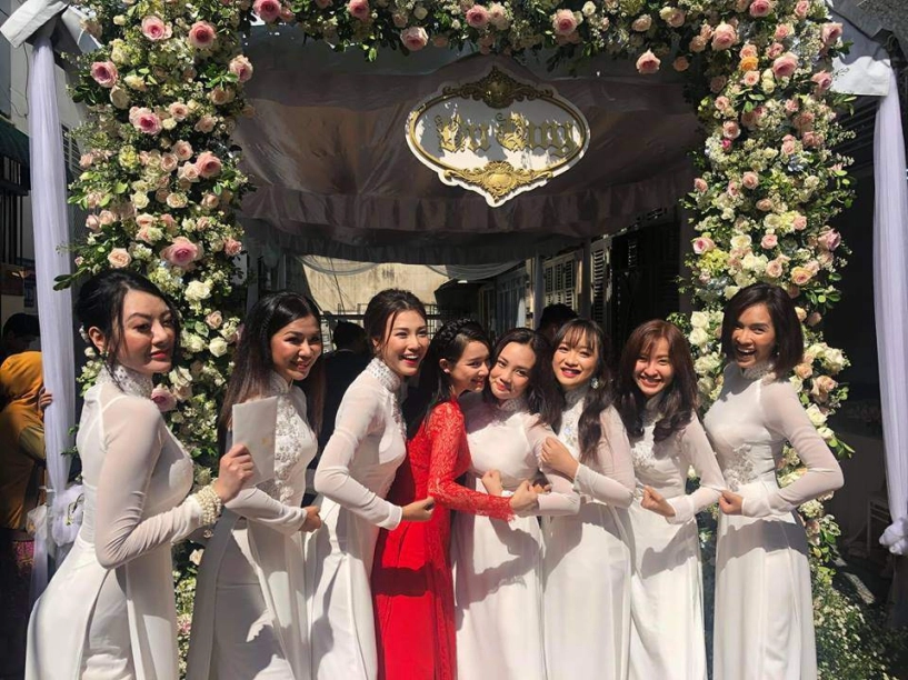 Ngạc nhiên khi nhã phương chọn áo dài ren đỏ hết sức đơn giản trong ngày về nhà chồng - 8