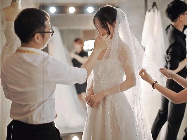 Ngạc nhiên khi nhã phương chọn áo dài ren đỏ hết sức đơn giản trong ngày về nhà chồng - 9