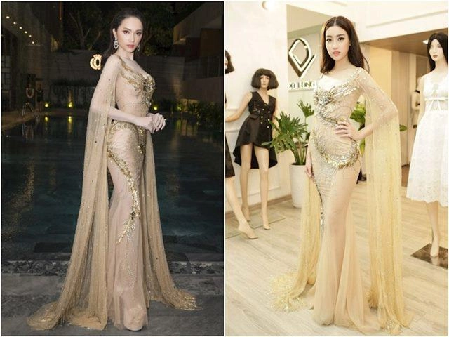 Những pha đụng hàng váy áo mãi chẳng biết ai đẹp hơn của hương giang và đỗ mỹ linh - 6